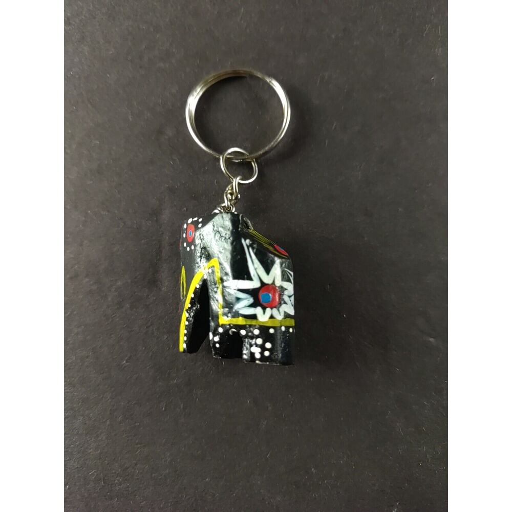 Totem Wooden Painted Keychain